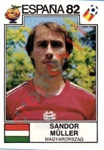 192 Sandor Muller – FIFA World Cup Spain 1982 Panini