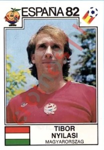 194 Tibor Nyilasi – FIFA World Cup Spain 1982 Panini