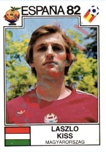196 Laszlo Kiss – FIFA World Cup Spain 1982 Panini