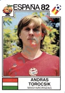 197 Andras Torocsik – FIFA World Cup Spain 1982 Panini