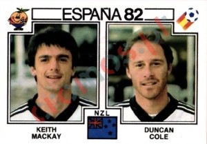 423 Keith Mackay & Duncan Cole – FIFA World Cup Spain 1982 Panini