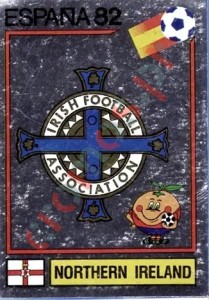 328 Northern Ireland (emblem) – FIFA World Cup Spain 1982 Panini