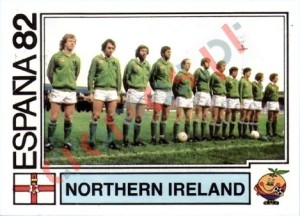 329 Northern Ireland (team) – FIFA World Cup Spain 1982 Panini
