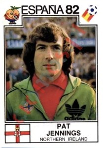 330 Pat Jennings – FIFA World Cup Spain 1982 Panini