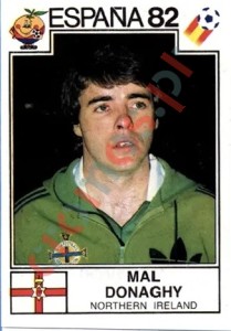 335 Mal Donaghy – FIFA World Cup Spain 1982 Panini