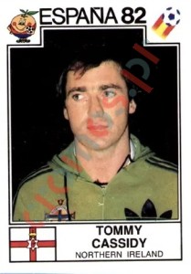 336 Tommy Cassidy – FIFA World Cup Spain 1982 Panini