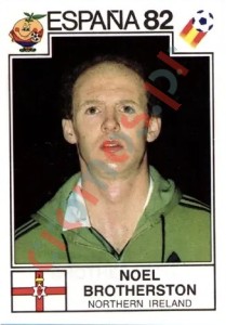 337 Noel Brotherston – FIFA World Cup Spain 1982 Panini