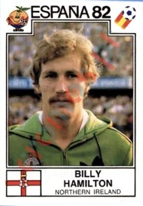 343 Billy Hamilton – FIFA World Cup Spain 1982 Panini