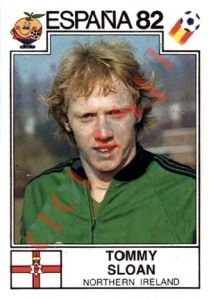 344 Tommy Sloan – FIFA World Cup Spain 1982 Panini