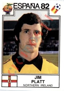 345 Jim Platt – FIFA World Cup Spain 1982 Panini