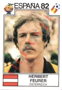 130 Herbert Feurer – FIFA World Cup Spain 1982 Panini