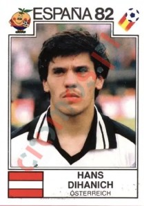 131 Hans Dihanich – FIFA World Cup Spain 1982 Panini
