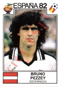 133 Bruno Pezzey – FIFA World Cup Spain 1982 Panini