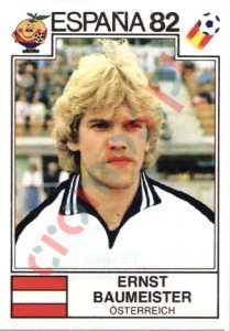 138 Ernst Baumeister – FIFA World Cup Spain 1982 Panini