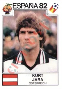 140 Kurt Jara – FIFA World Cup Spain 1982 Panini