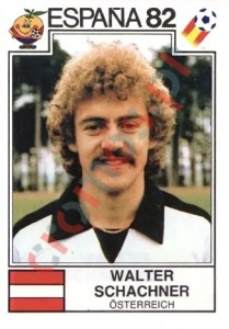 141 Walter Schachner – FIFA World Cup Spain 1982 Panini
