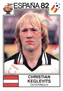 144 Christian Keglevits – FIFA World Cup Spain 1982 Panini