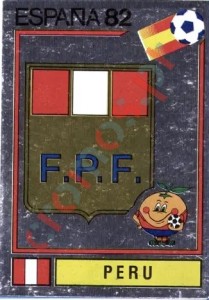 72 Peru (emblem) – FIFA World Cup Spain 1982 Panini