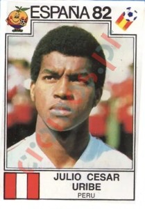 84 Julio Cesar Uribe – FIFA World Cup Spain 1982 Panini