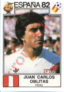 88 Juan Carlos Oblitas – FIFA World Cup Spain 1982 Panini