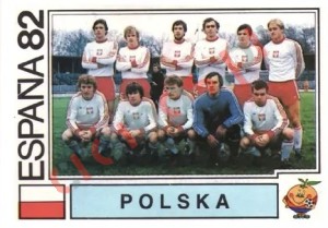 55 Polska (team) – FIFA World Cup Spain 1982 Panini
