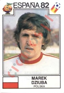 57 Marek Dziuba – FIFA World Cup Spain 1982 Panini