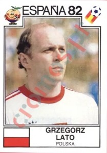 67 Grzegorz Lato – FIFA World Cup Spain 1982 Panini