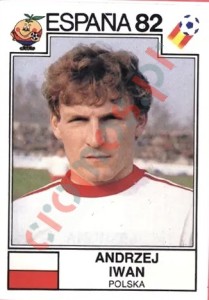 70 Andrzej Iwan – FIFA World Cup Spain 1982 Panini