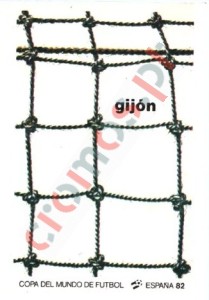 10 Gijon (poster) – FIFA World Cup Spain 1982 Panini