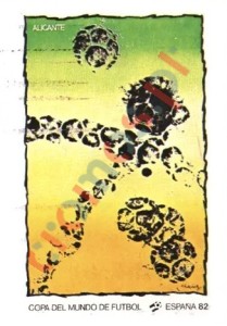 18 Alicante (poster) – FIFA World Cup Spain 1982 Panini