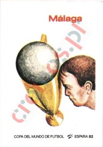 30 Malaga (poster) – FIFA World Cup Spain 1982 Panini
