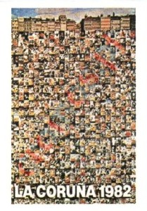 9 La Coruna (poster) – FIFA World Cup Spain 1982 Panini