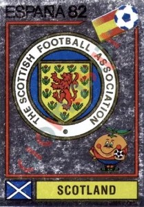 400 Scotland (emblem) – FIFA World Cup Spain 1982 Panini