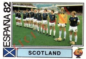 401 Scotland (team) – FIFA World Cup Spain 1982 Panini