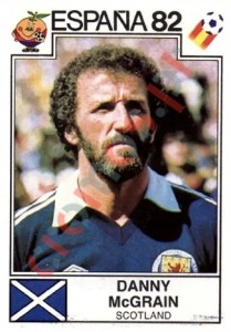 403 Danny McGrain – FIFA World Cup Spain 1982 Panini