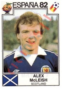 404 Alex McLeish – FIFA World Cup Spain 1982 Panini