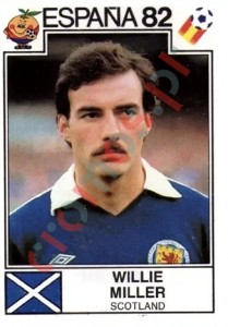 406 Willie Miller – FIFA World Cup Spain 1982 Panini