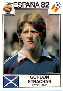 408 Gordon Strachan – FIFA World Cup Spain 1982 Panini