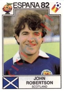 412 John Robertson – FIFA World Cup Spain 1982 Panini