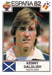 413 Kenny Dalglish – FIFA World Cup Spain 1982 Panini