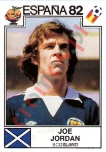 415 Joe Jordan – FIFA World Cup Spain 1982 Panini