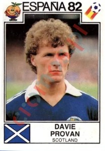 417 Davie Provan – FIFA World Cup Spain 1982 Panini