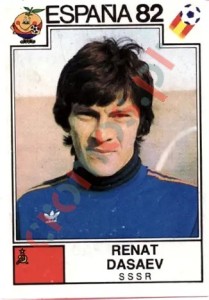 384 Rinat Dasaev – FIFA World Cup Spain 1982 Panini