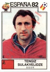385 Tengiz Sulakvelidze – FIFA World Cup Spain 1982 Panini