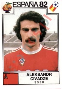 386 Aleksandr Civadze – FIFA World Cup Spain 1982 Panini