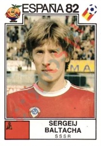 387 Sergei Baltacha – FIFA World Cup Spain 1982 Panini