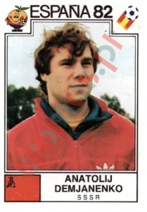388 Anatoliy Demjanenko – FIFA World Cup Spain 1982 Panini