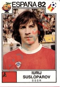390 Yuri Susloparov – FIFA World Cup Spain 1982 Panini