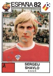 391 Sergei Shavlo – FIFA World Cup Spain 1982 Panini