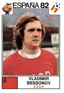 392 Vladimir Bessonov – FIFA World Cup Spain 1982 Panini